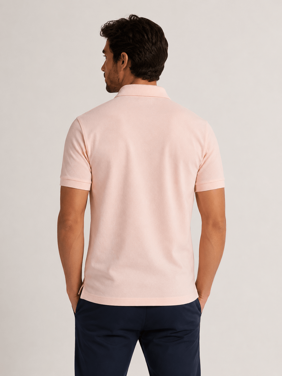 Polo Regular Fit Tommy Hilfiger Rosa Bebê - Henri Store