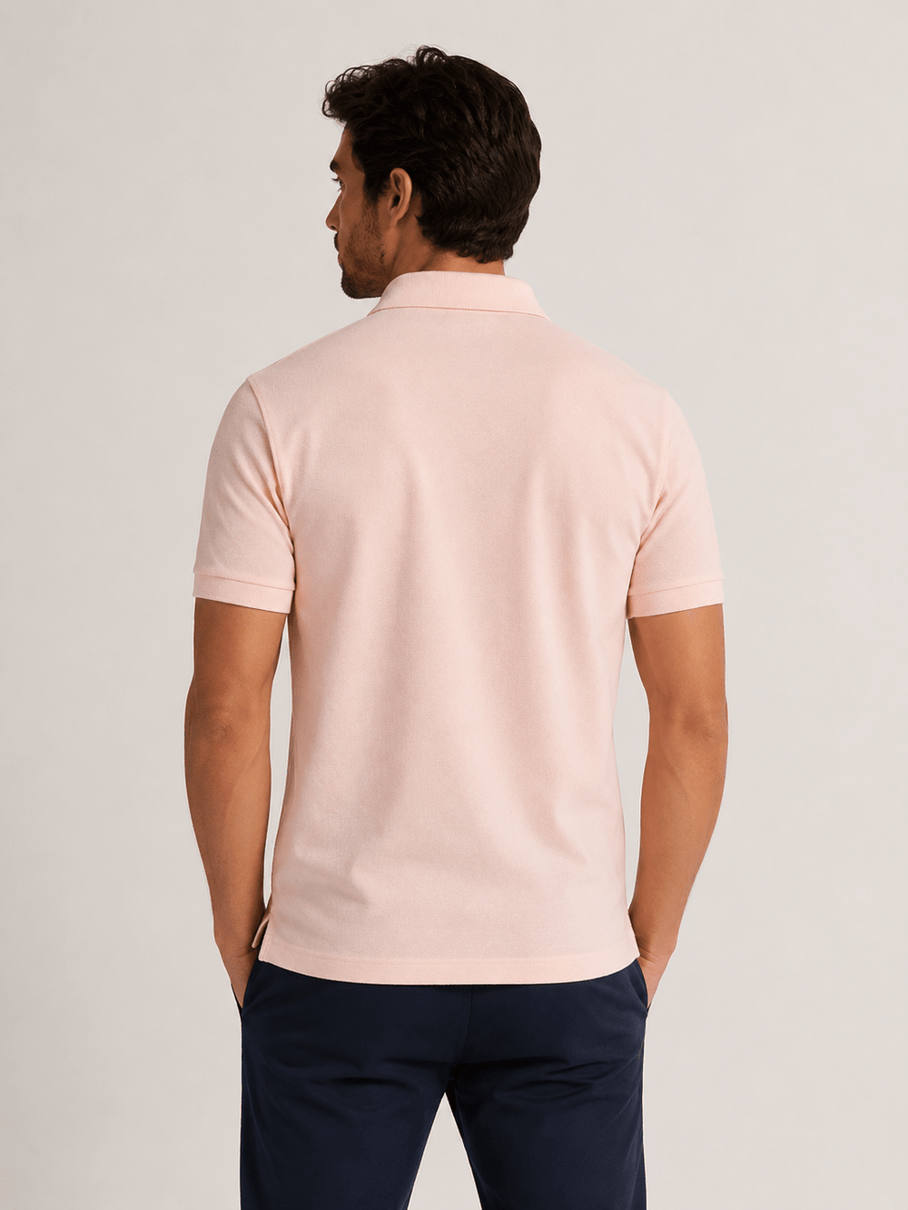 Polo Regular Fit Tommy Hilfiger Rosa Bebê - Henri Store
