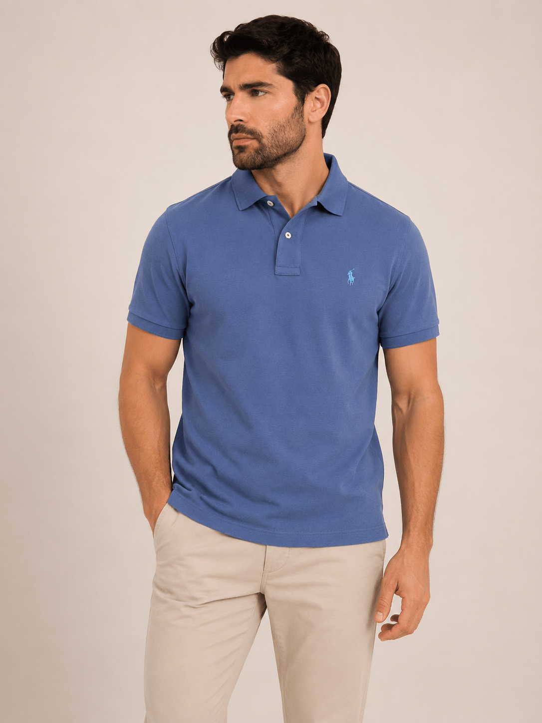 Polo RL Azul Small Ponei Azul Claro - Henri Store