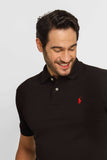 Polo RL Preta Small Poney Vermelho - Henri Store