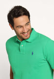 Polo RL Verde Claro Small Poney Azul - Henri Store