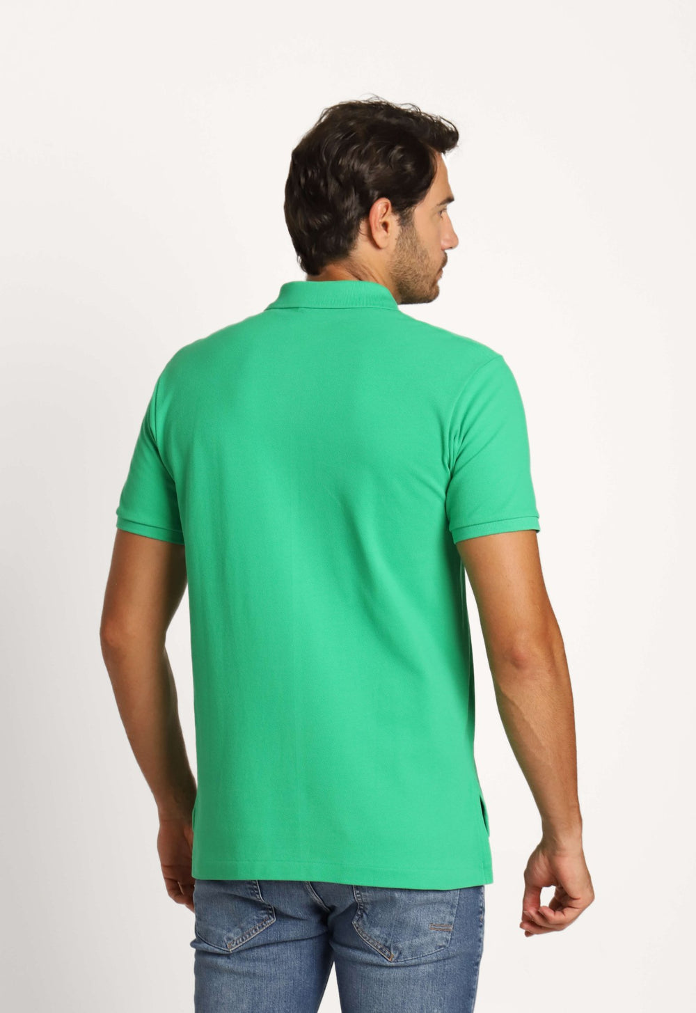 Polo RL Verde Claro Small Poney Azul - Henri Store
