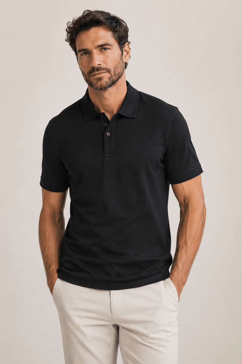 Polo Scavo Piquet Lisa Clássica - Henri Store