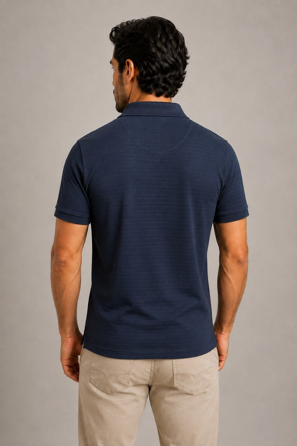 Polo Sergio K Detalhe Camurça - Henri Store