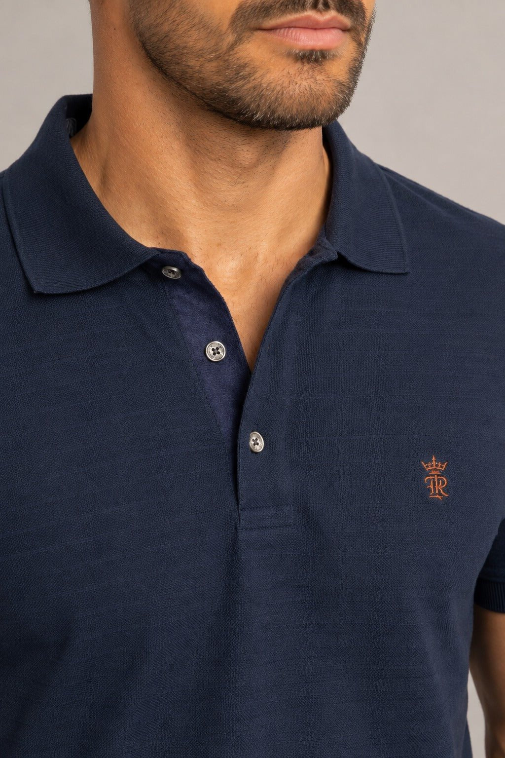 Polo Sergio K Detalhe Camurça - Henri Store