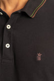 Polo Sergio K Piquet Friso Tricolor - Henri Store