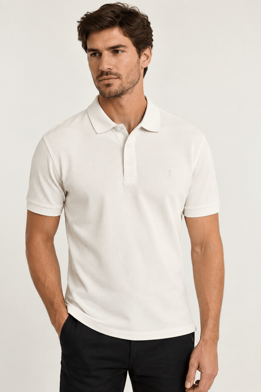 Polo Sergio K Waffle Com Sarja - Henri Store