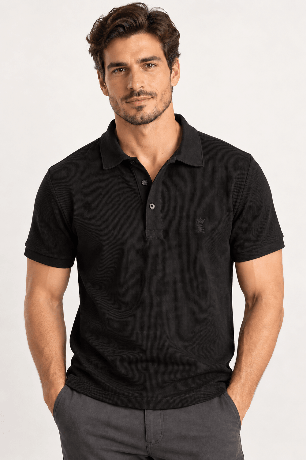 Polo Sergio K Waffle Com Sarja - Henri Store