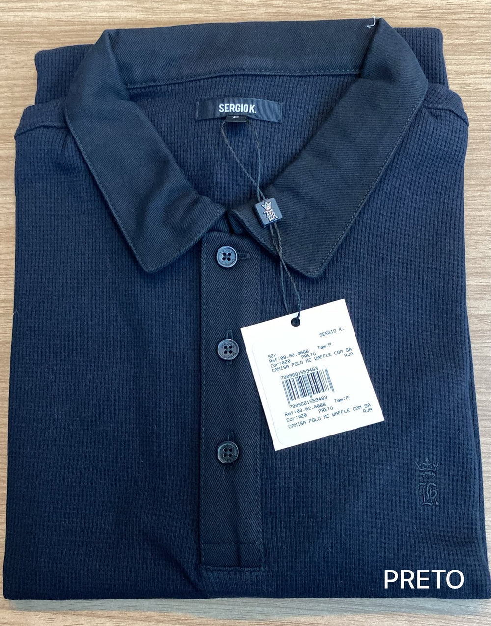 Polo Sergio K Waffle Com Sarja - Henri Store