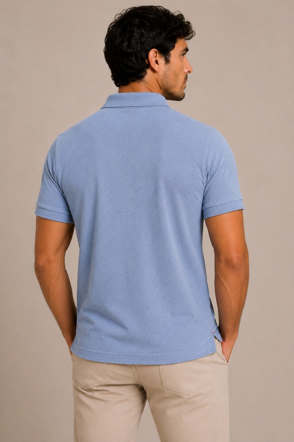 Polo Tommy Hilfiger Regular Fit Azul - Henri Store