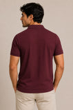 Polo Tommy Hilfiger Regular Fit Bordo - Henri Store