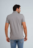 Polo Tommy Hilfiger Regular Fit Cinza - Henri Store