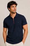 Polo Tommy Hilfiger Regular Fit Modal Zip Marinho - Henri Store