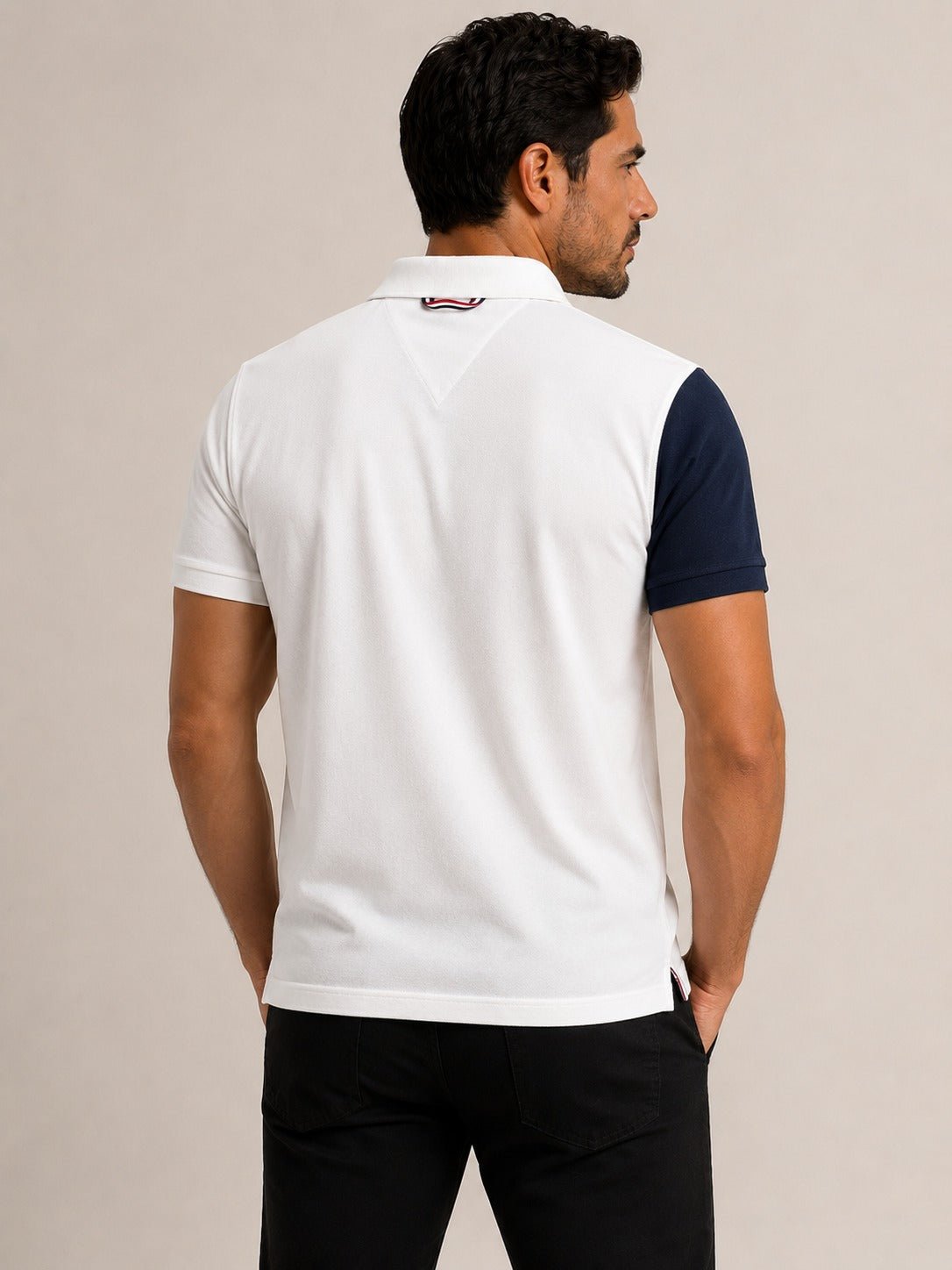 Polo Tommy Hilfiger Regular Fit Vertical Colorblock - Henri Store