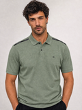 Polo Calvin Klein Slim Fit Logo Ombros