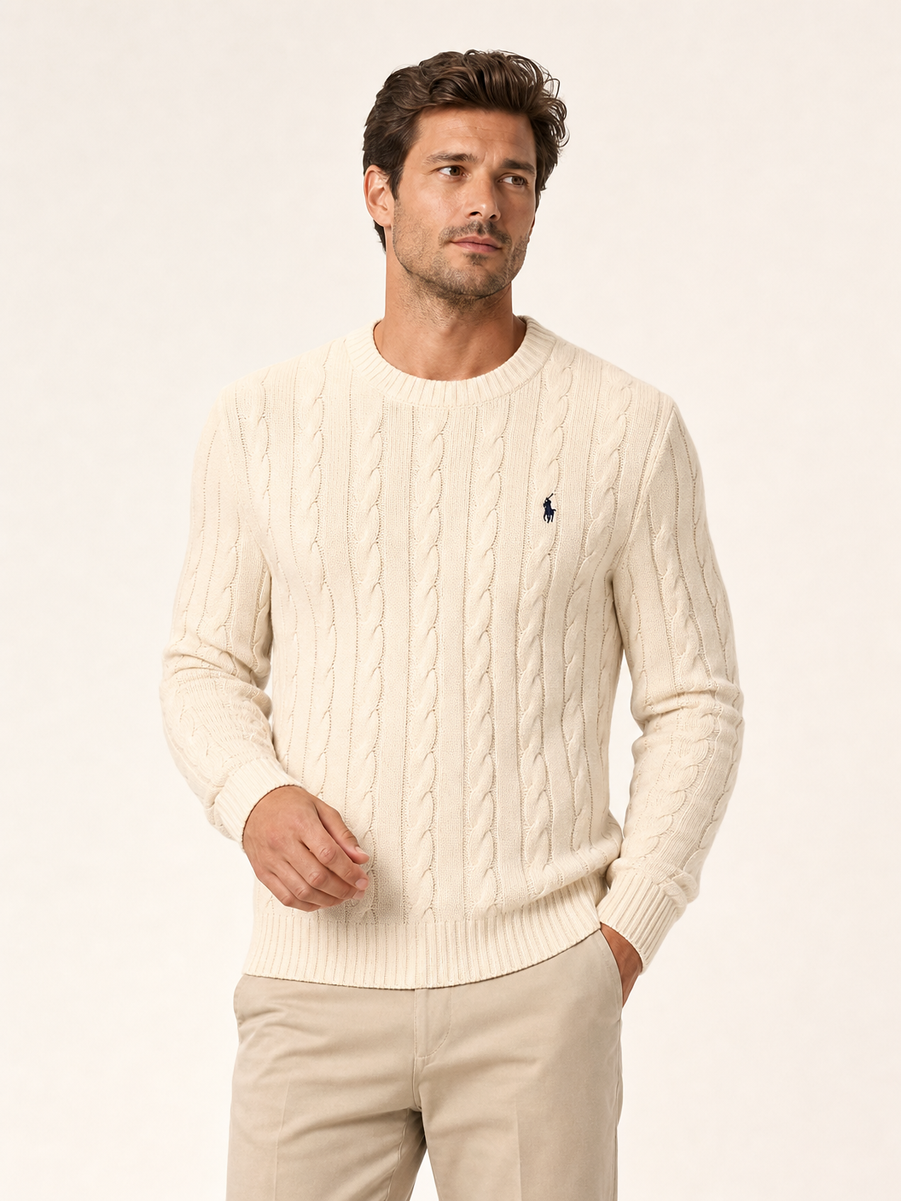 Suéter Ralph Lauren Bege Claro