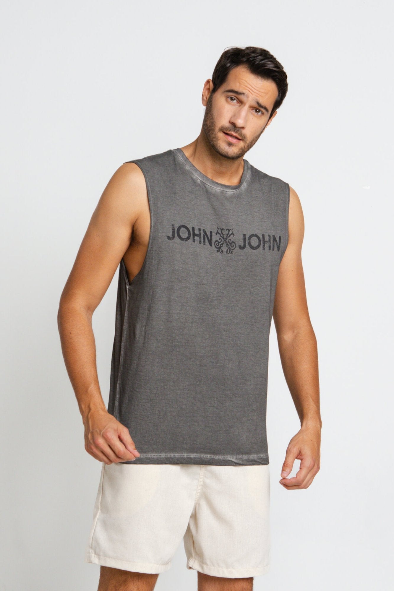 Regata John John Cinza Escuro Estonada - Henri Store