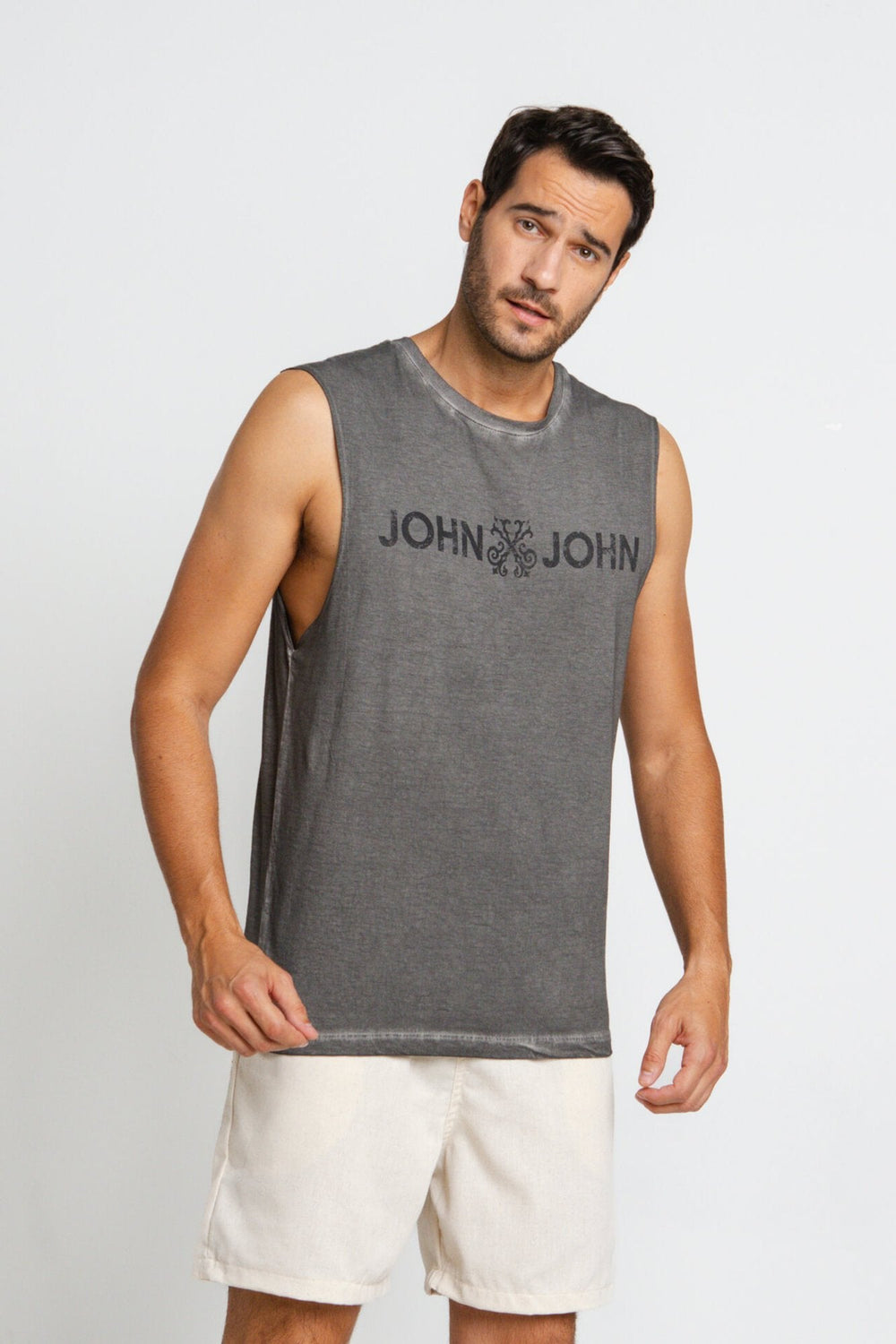 Regata John John Cinza Escuro Estonada - Henri Store