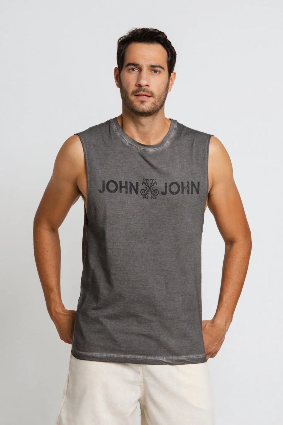 Regata John John Cinza Escuro Estonada - Henri Store