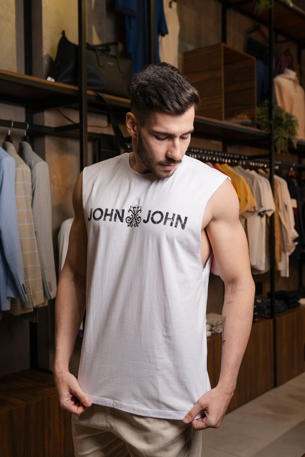 Regata John John Rusty Branca - Henri Store