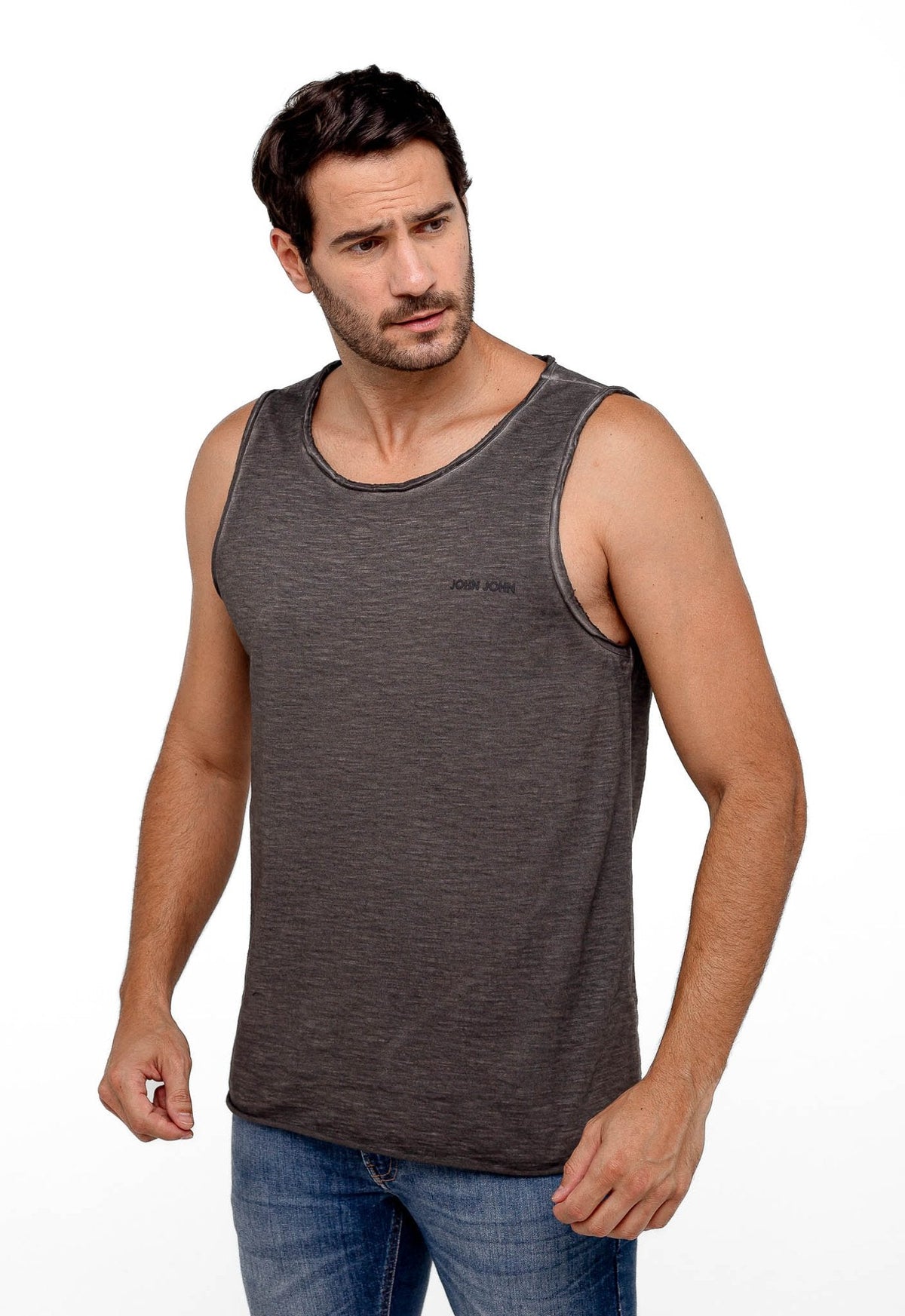 Regata John John Surf Regular Fit Flame Cinza Escuro - Henri Store