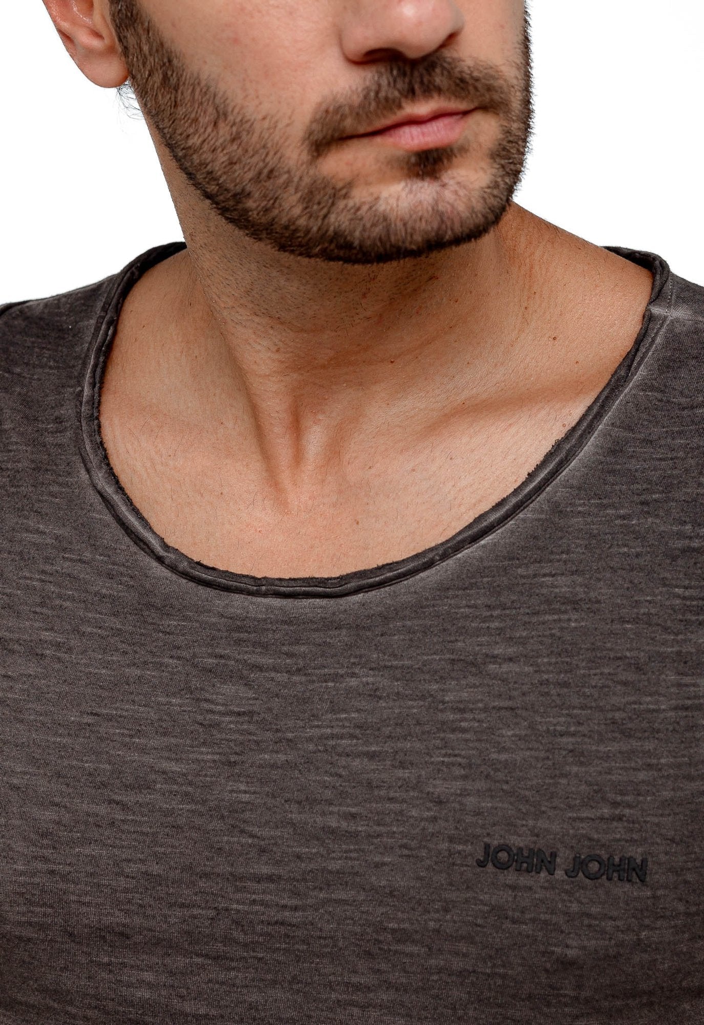 Regata John John Surf Regular Fit Flame Cinza Escuro - Henri Store