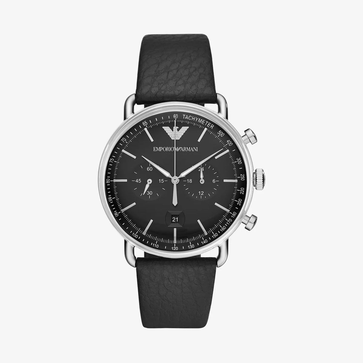 Relógio Emporio Armani Aviator Couro AR11143 - Henri Store