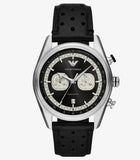 Relógio Empório Armani Racer Cronógrafo Em Couro AR11635B1 - Henri Store