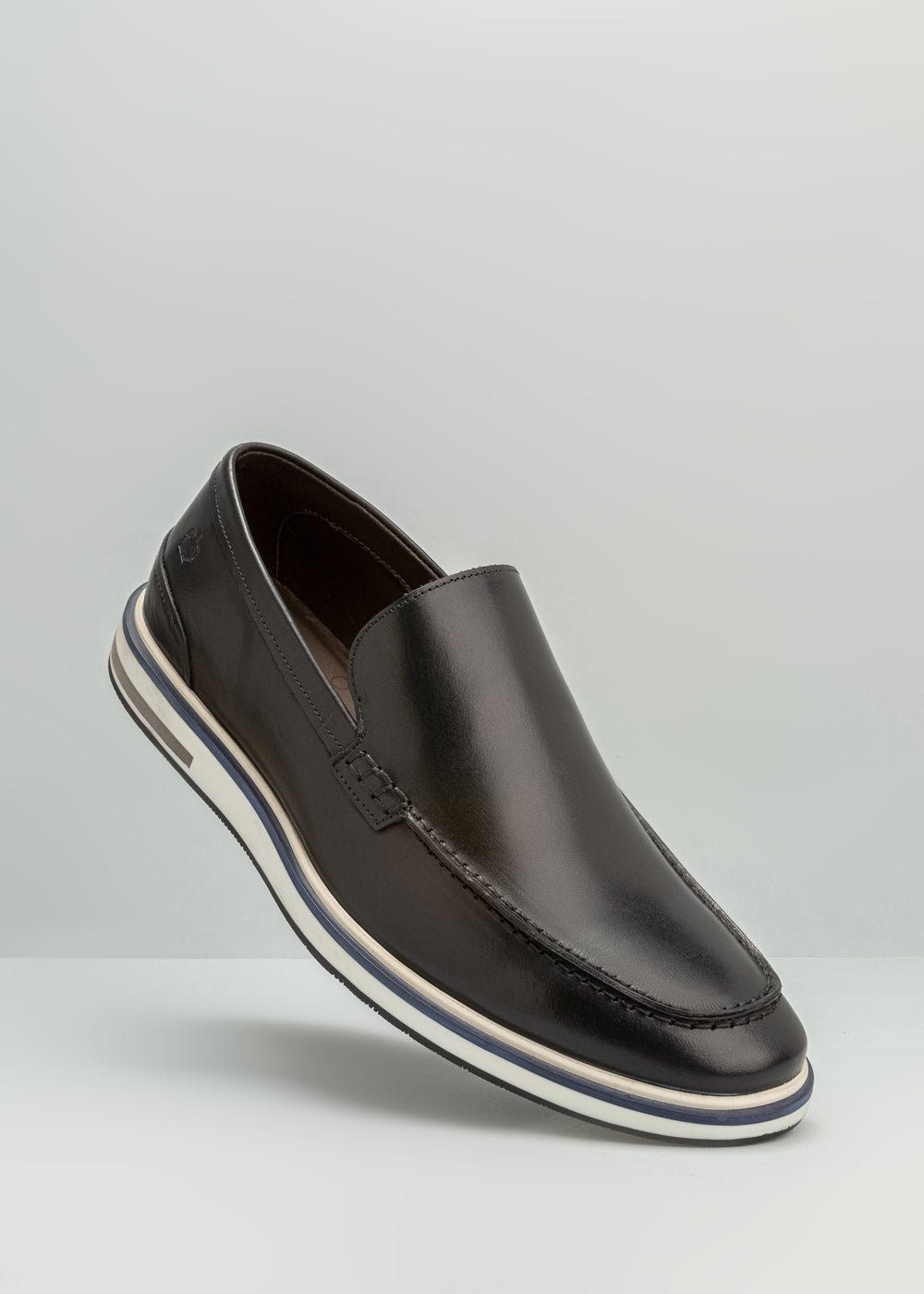 Sapato Dom Henrico 176051 Loafer Napa Romana Preta - Henri Store