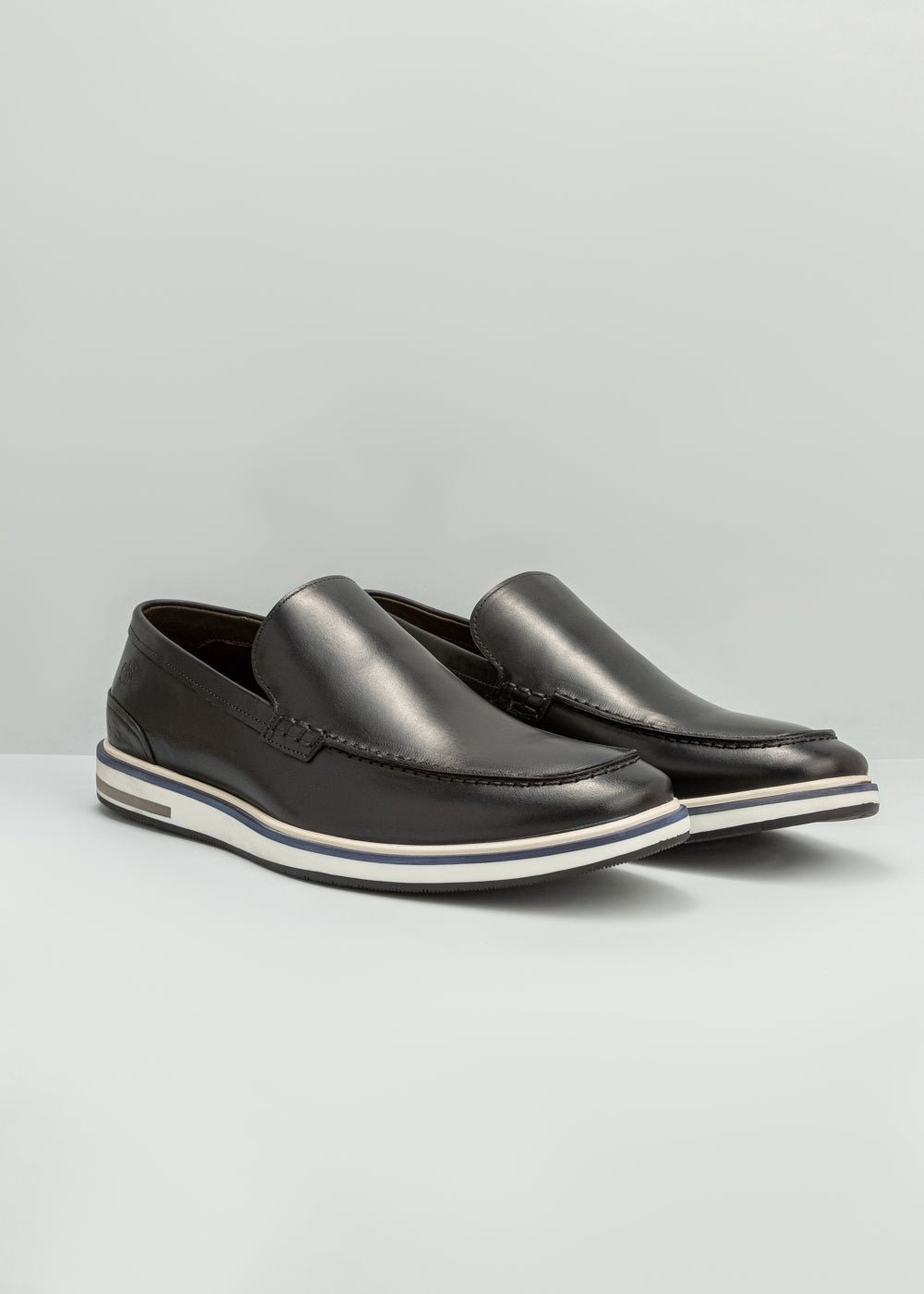 Sapato Dom Henrico 176051 Loafer Napa Romana Preta - Henri Store