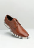 Sapato Dom Henrico 176089 Derby Napa Romana Conhaque - Henri Store