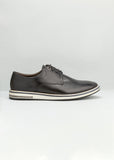 Sapato Dom Henrico 176089 Derby Napa Romana Preta - Henri Store