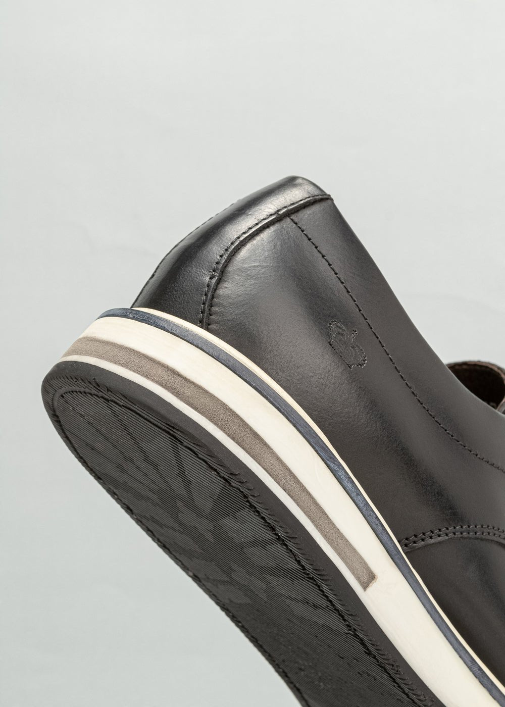 Sapato Dom Henrico 176089 Derby Napa Romana Preta - Henri Store
