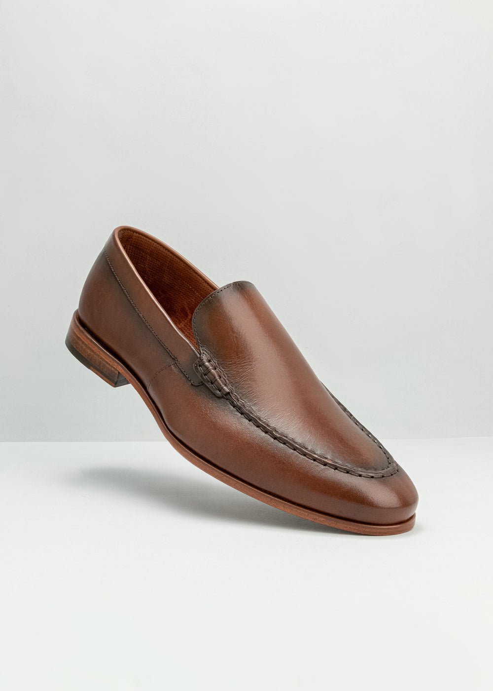 Sapato Dom Henrico Sella Brown Couro Marrom Escuro 95293 - Henri Store