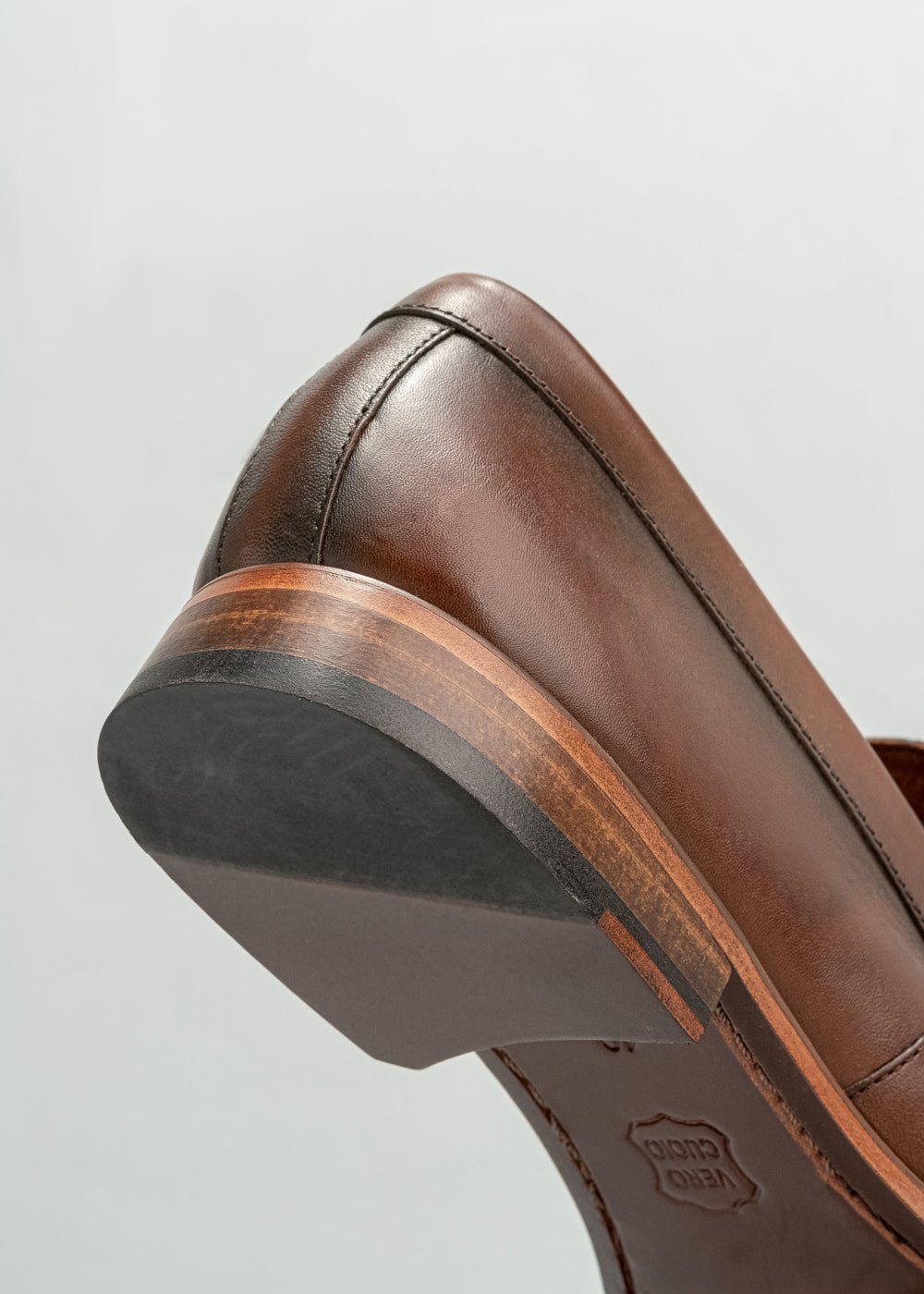 Sapato Dom Henrico Sella Brown Couro Marrom Escuro 95293 - Henri Store