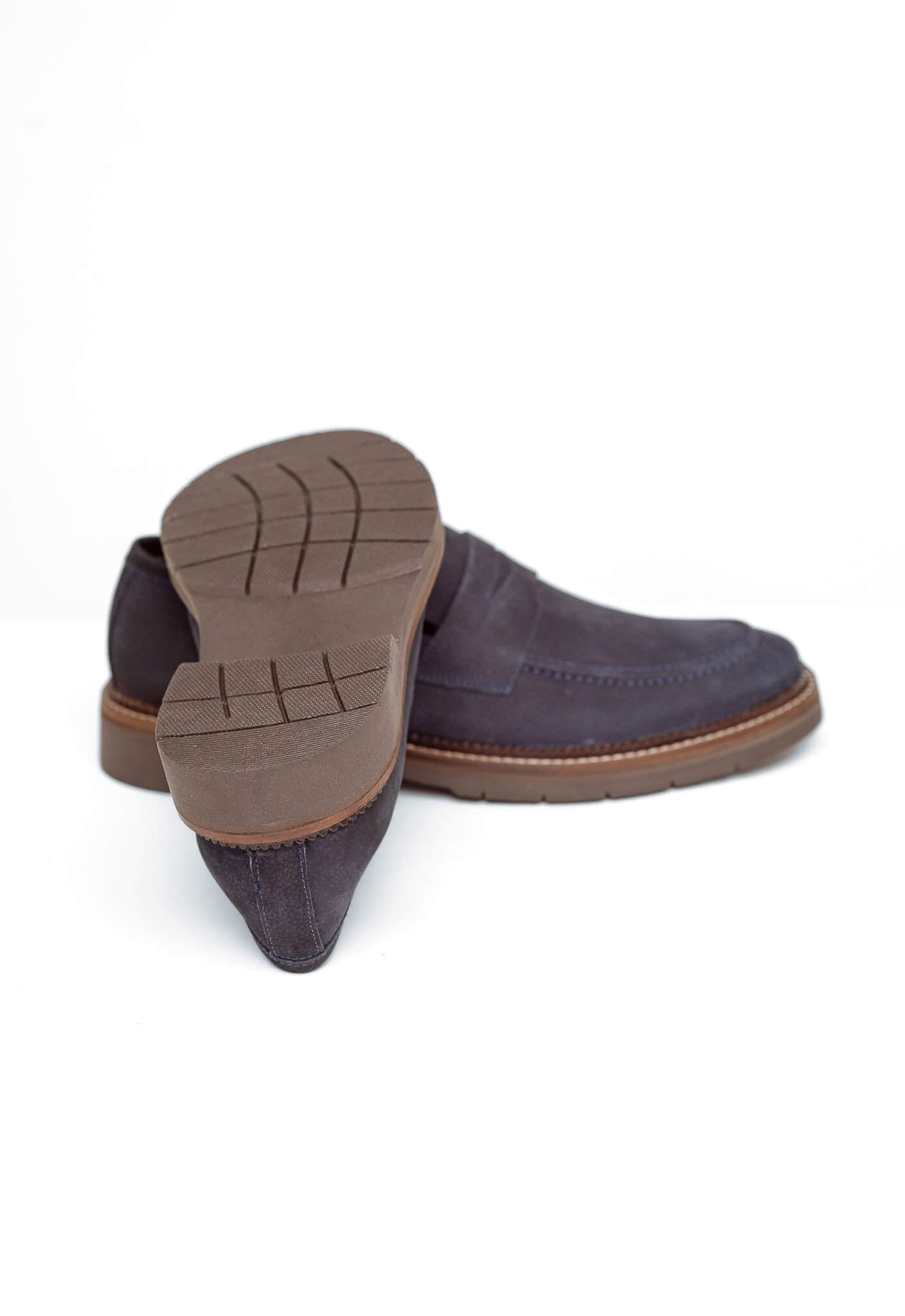 Sapato Dom Henrico Velvet Navy Marinho 106032 - Henri Store