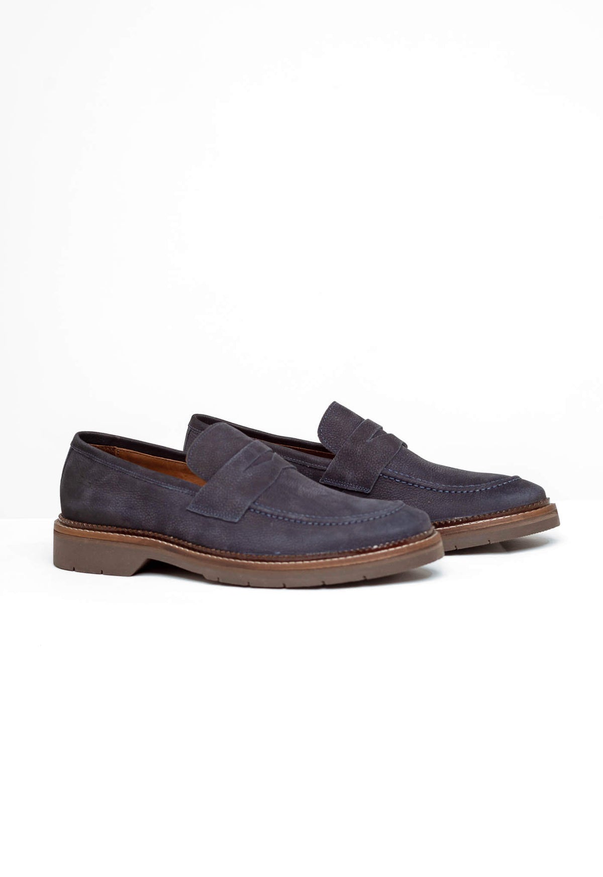 Sapato Dom Henrico Velvet Navy Marinho 106032 - Henri Store