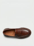 Sapato Loafer Dom Henrico em Couro Marrom - Henri Store