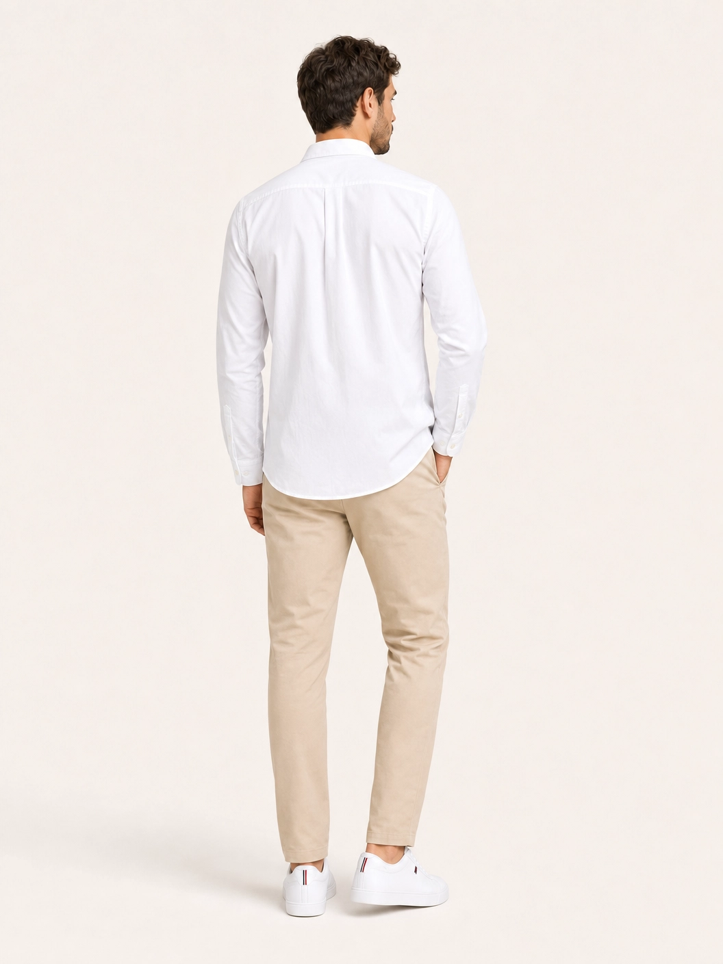 Camisa Tommy Hilfiger ML Regular Fit Classic Collar