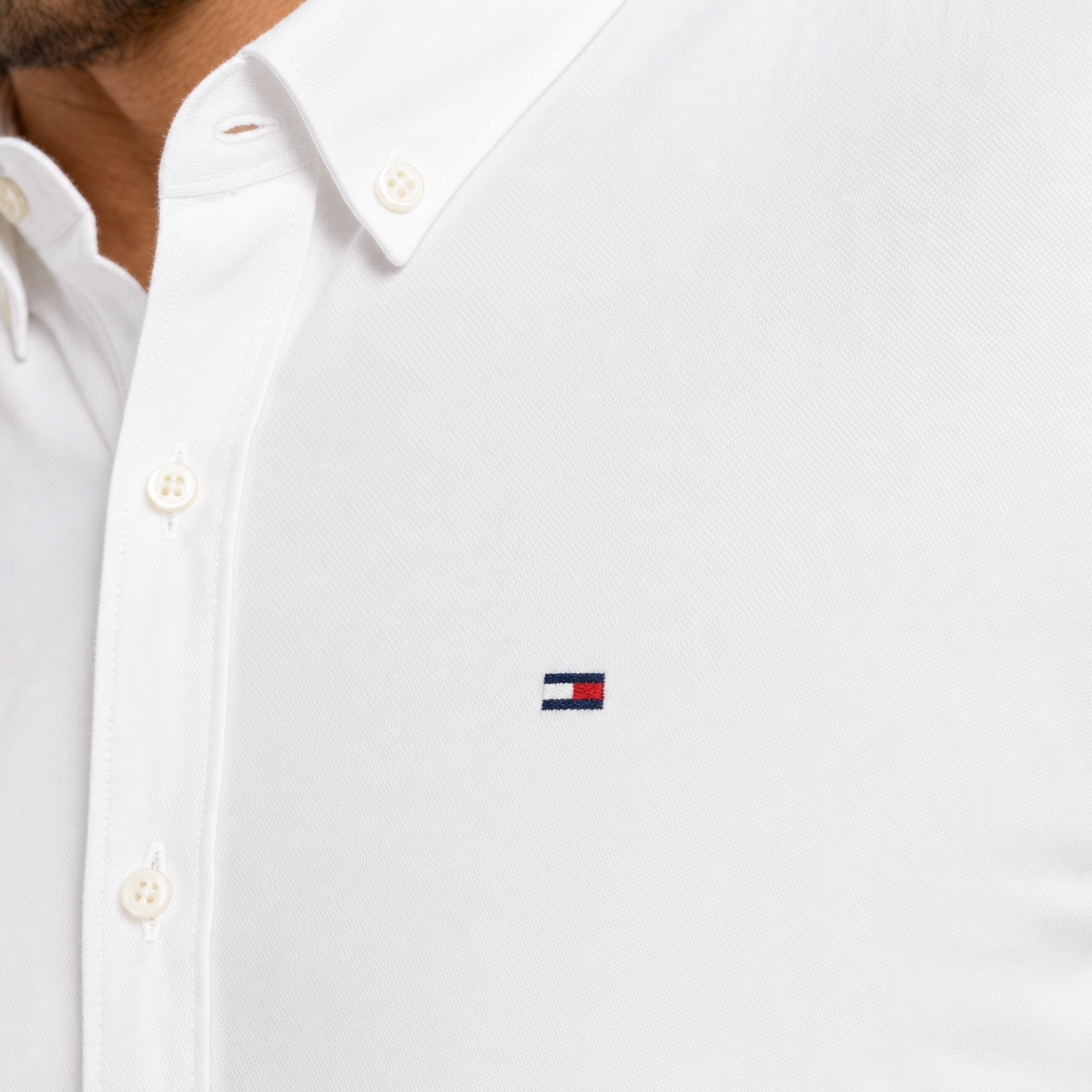 Camisa Tommy Hilfiger ML Regular Fit Classic Collar