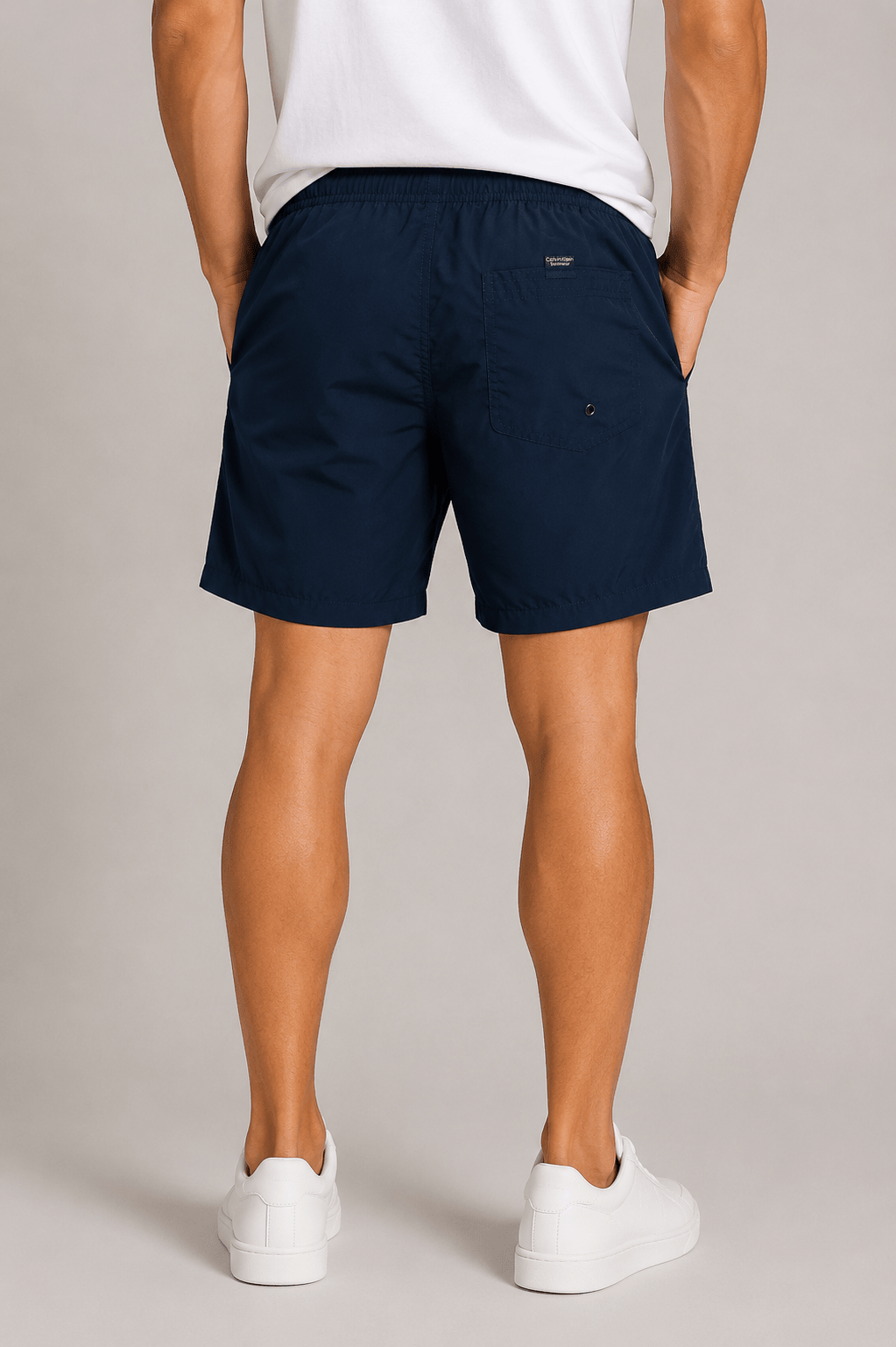 Short Calvin Klein Marinho C/ Logo Lateral - Henri Store