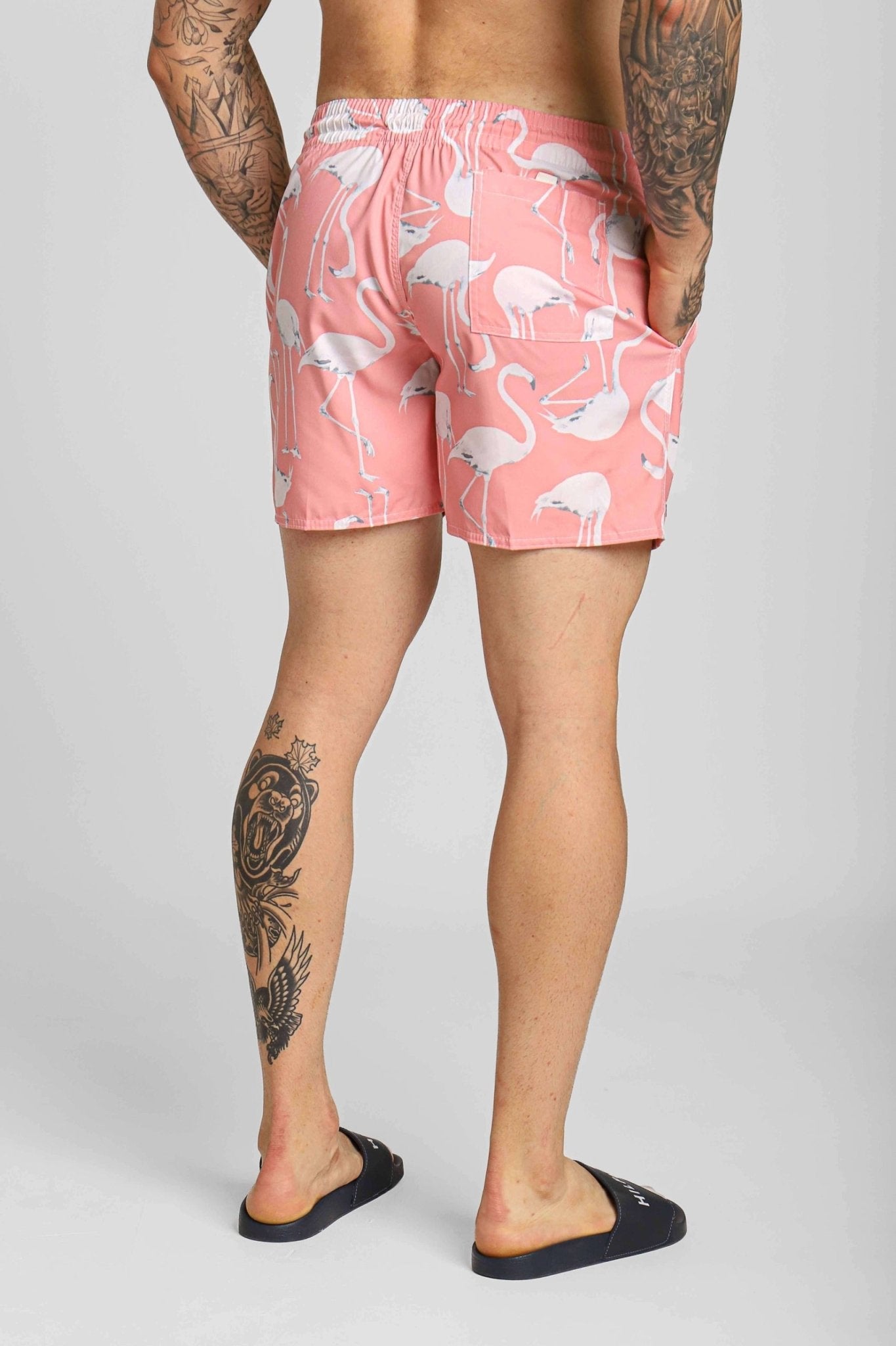 Short Scavo Estampado Rosa - Henri Store