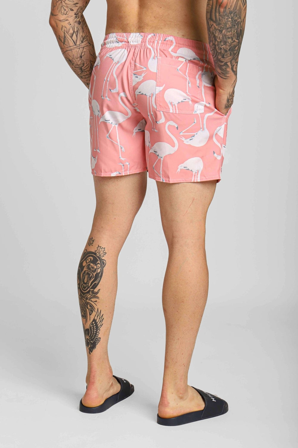 Short Scavo Estampado Rosa - Henri Store