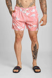 Short Scavo Estampado Rosa - Henri Store