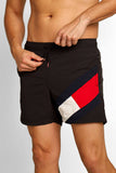 Short Tommy Hilfiger Drawstring Flag Preto - Henri Store