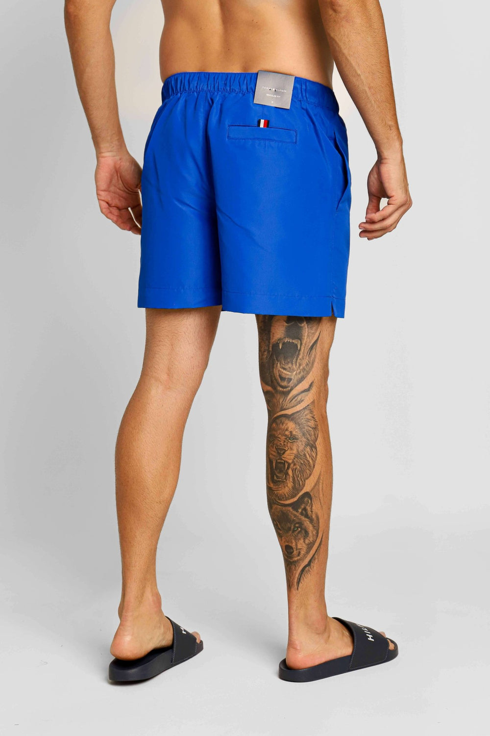 Short Tommy Hilfiger Regular Fit Medium Drawstring Azul - Henri Store