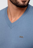 Suéter Armani Exchange Básico Azul Capri - Henri Store