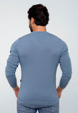 Suéter Armani Exchange Básico Azul Capri - Henri Store