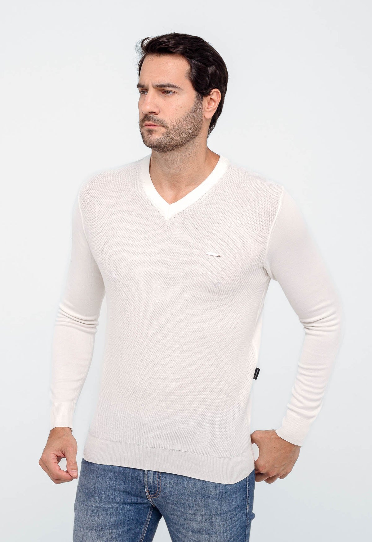 Suéter Armani Exchange Básico Gola V - Live - Henri Store