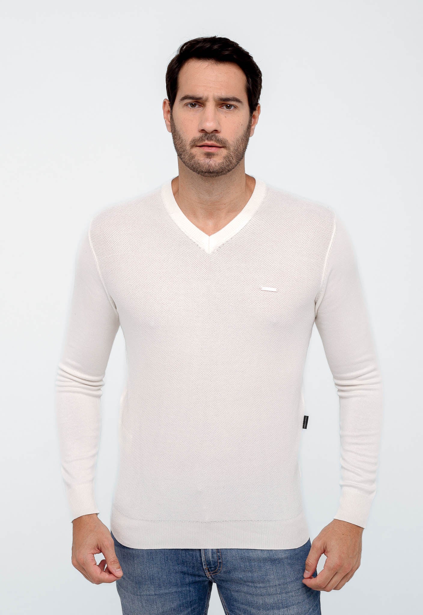 Suéter Armani Exchange Básico Gola V - Live - Henri Store